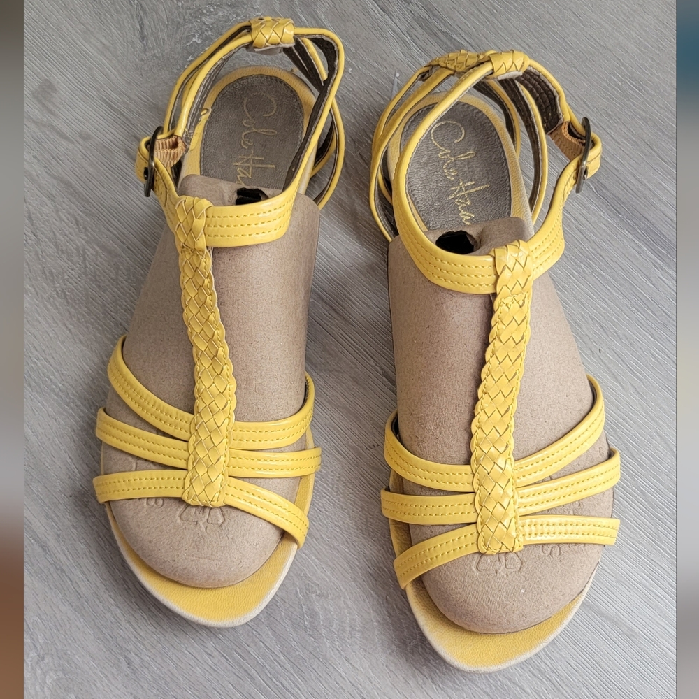 Yellow Cole Haan Sandals